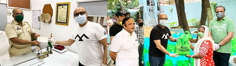 MUFTI salutes frontline workers during the COVID-19 outbreak in Mumbai