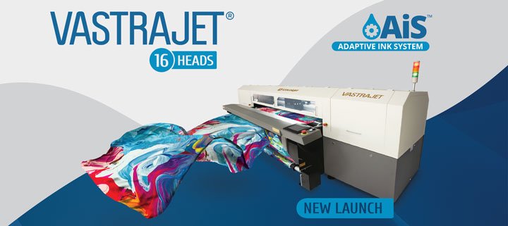 Colorjet launches 16 Head Vastrajet® Digital Textile Printer at ITMA 19