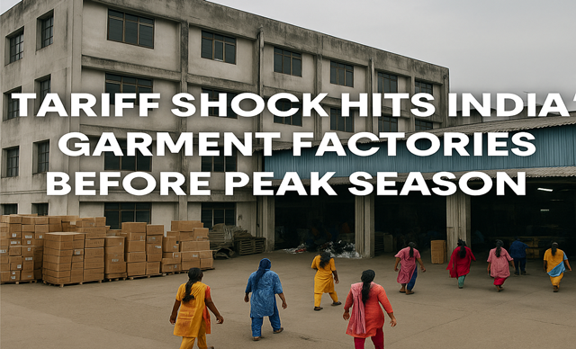 Tariff Shock Hits India’s Garment Factories Before Peak Season