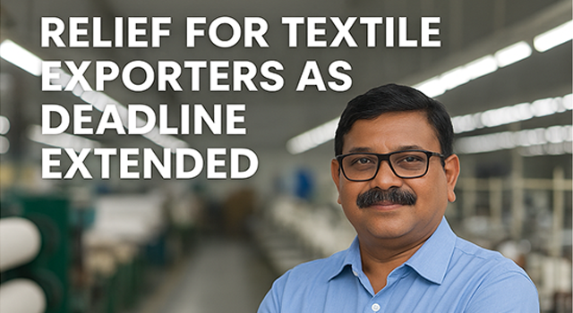 Relief for Textile Exporters as Deadline Extended