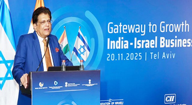 India–Israel Deepen Strategic Ties As Goyal Pushes Agri, Tech And Trade Cooperation