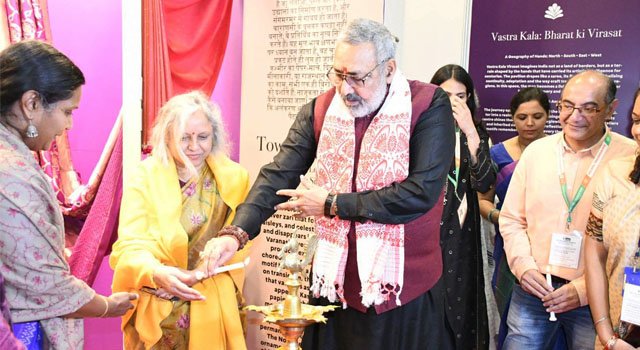 Textiles Minister Giriraj Singh Opens Handloom And Handicraft Exhibition At IITF 2025