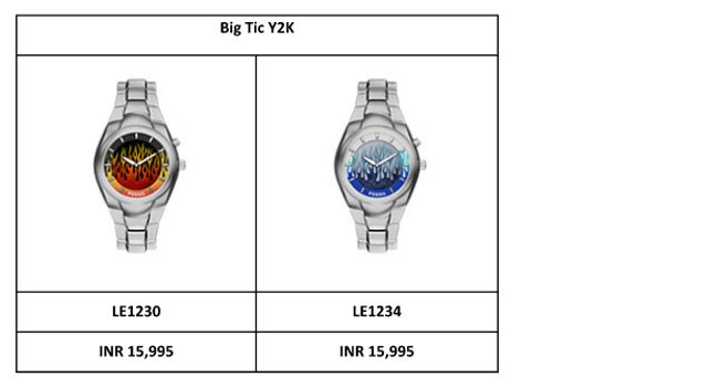 Fossil Revives Y2K Style With Big Tic Watches Launch In India