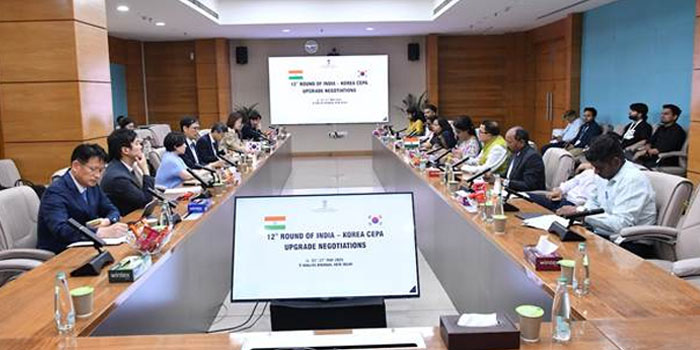 India-Korea CEPA Upgrade Talks Conclude 12th Negotiation Round In New Delhi