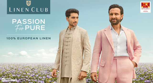 Linen Club Unites Saif And Ibrahim Ali Khan