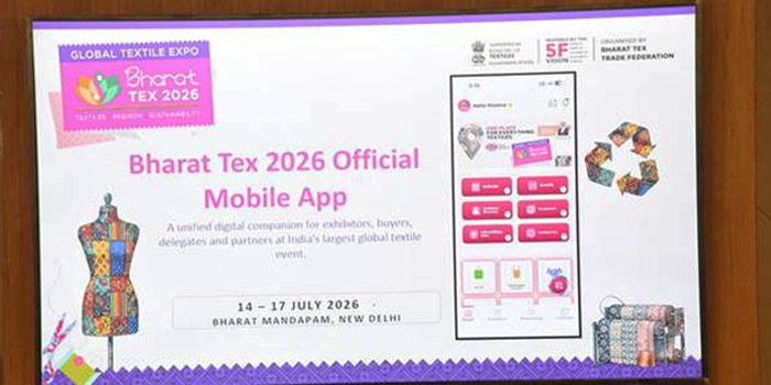 Neelam Shami Rao Launches Bharat Tex 2026 Mobile App To Boost Indian Global Textile Connect