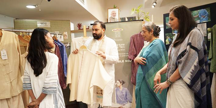 KVIC Launches Swadha Khadi Wellness Wear For Yoga Day